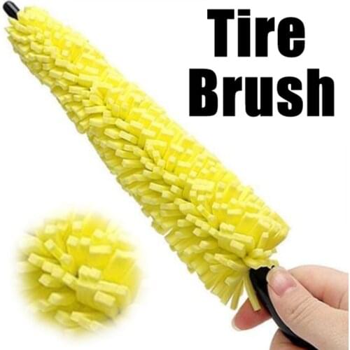 Car Detailing Cleaning Tools Car Wheel Brush Wash Sponges Tools Handle Mud Remover Cleaning Supplies Car Accessories