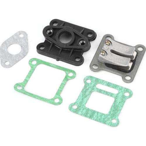 Carburetor Reed Valve Mainfold Kit for 47cc 49cc Pocket Bike Mini ATV/Dirt Bike