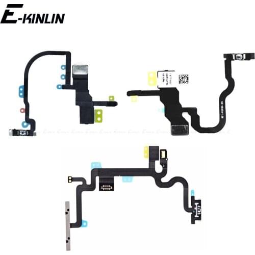 Volume Button Power Switch On Off Key Ribbon Flex Cable For iPhone 7 8 Plus X XS Max XR SE 2020 2016 Replacement Parts