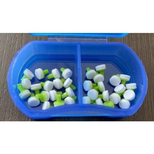 20Pis SMALL FOAM PAD for DENTAL COMPOSITE RESIN (ONLY THE PAD) NON-STICK DIA.4MM