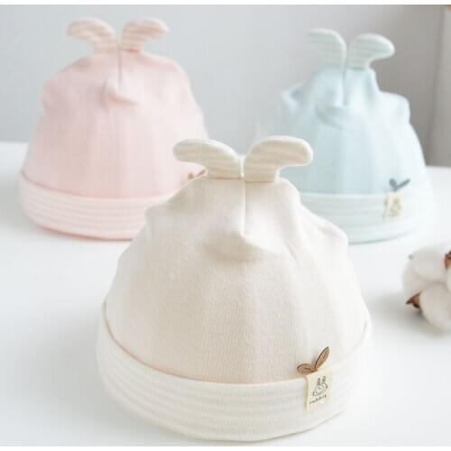 Cute Baby Hat Accessories Newborn Cotton Autumn Toddler Hat Newborn Props Czapeczka Dla Noworodka Beanie Baby Clothes AC50MZ