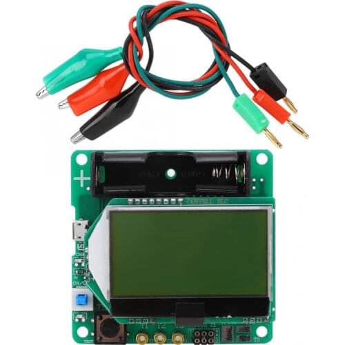 Transistor Tester Inductance Capacitor PNP NPN Diode ESR Meter Multifunction Tester digital multimeter new