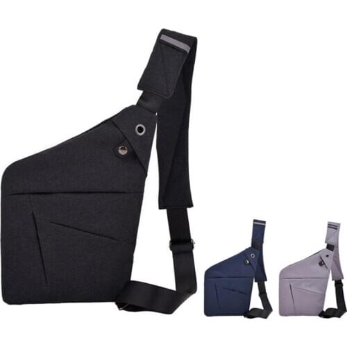 Mens Crossbody Bag Tactical Storage Gun Bag Outdoor Sports Pockets Anti-theft Chest Bag Pistol Gun Case Shoulder Holster Pouch