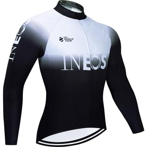 Cycling Jersey Jacket INEOS Men Long Sleeve MTB Shirt Autumn Breathable Bicycle Tops Racing Clothing Motocross Shirt