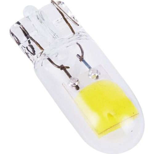 Newest w5w LED T10 Sapphire COB Car Light 500LM Super Bright Drive-free Polarity Free Wedge Dome Reading Lamp Bulb 12V 6000K