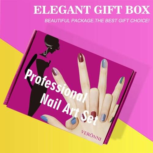 Full Set Acrylic Powder Manicure Nail Kit Crystal Nail Polymer Tips Acrylic Gel Polish Nail Builder Decoration DIY Nail Art