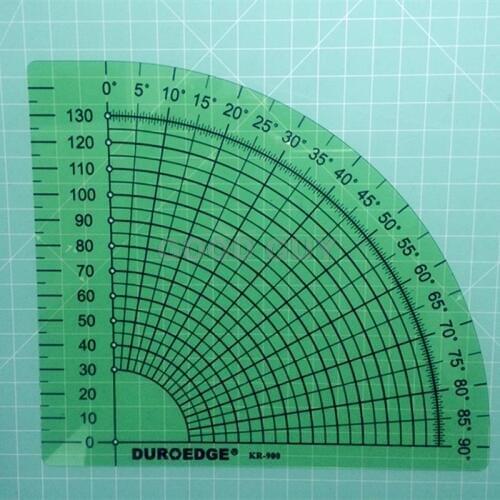 Yardstick Cutting Quilting Rulers Sewing Feet Fan-shaped Ruler (KR-901) DIY Sewing Tools Patchwork Ruler