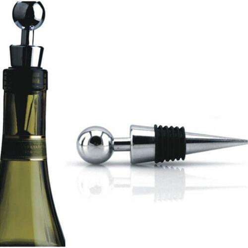 New Bottle Stopper Wine Storage Twist Cap Plug Reusable Vacuum Sealed Red wine zinc alloy wine stopper