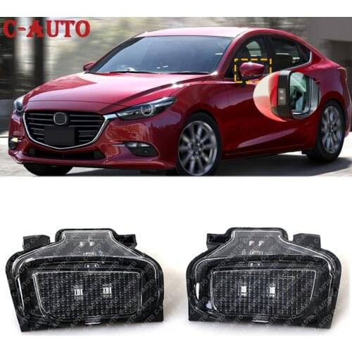 C-Auto Car Door Rearview Mirror Turn Signal Light Repeater Lamp Indicator For Mazda3 Axela 6 Atenza CX-5 2013 2014 2015