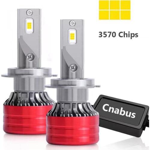 2Pcs Mini Car Headlight 30000LM 80W CANBUS No Error H4 H7 H1 H8 H9 H11 9005 HB3 9006 HB4 6000K Auto Headlamp Fog Light Bulbs