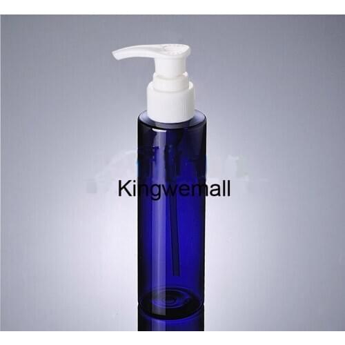 300pcs/lot 200ml empty Plastic PET lotion pump bottle 200cc cosmetic bottle with pump makeup setting packaging