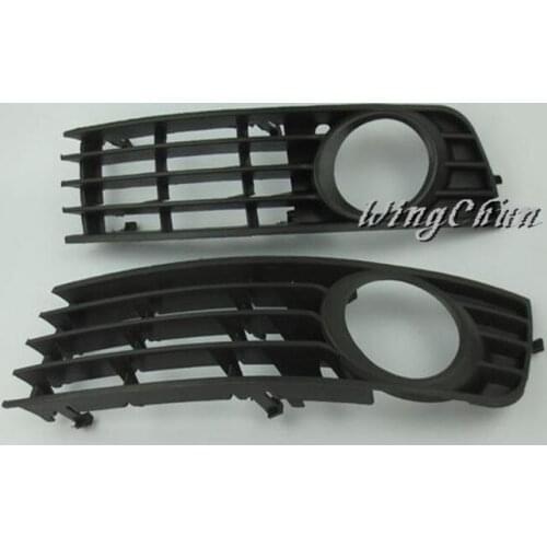 Accessories Auto Front Lower Grille Fog Lamp Frame For Audi A4 B6 2002-2006