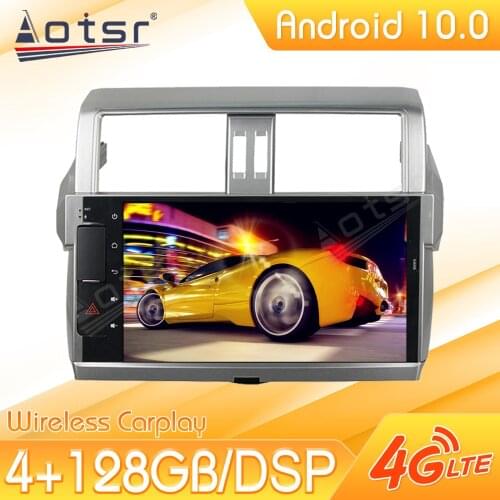 Android Car Multimedia Stereo Player For Toyota Land Cruiser Prado 2014-2016 Tape Radio Recorder Video GPS Navi Head Unit 2 Din