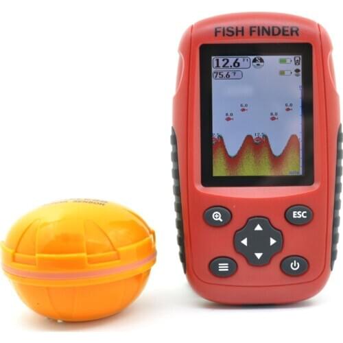 Rechargeable Wireless Sonar Fish Finder for fishing 50M water depth echo sounder fishing finder portable fish finder