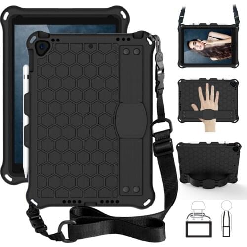 Case For iPad Pro 10.5 Cover for iPad Air 3 2019 case Shock Proof Hand & Shoulder strap Silicone Stand case For iPad Pro 10.5"