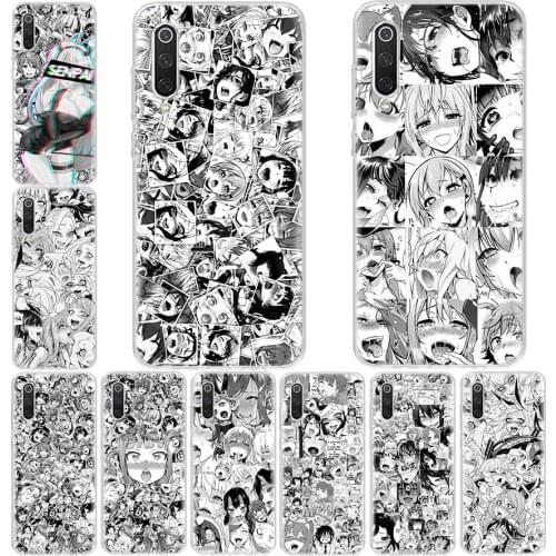 Anime Girl Cartoon Japan Cute Faces Phone Case For Xiaomi Redmi Note 10 9S 8T 9 8 7 6 5 Pro S2 9C 9A 8A 7A 6A 5A K30 K20 Cover