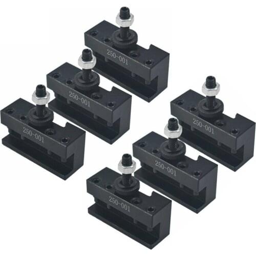 Big deal 6Pcs 250-001 0XA Quick Change Tool, Turning Tool Holder Steel Material Holder