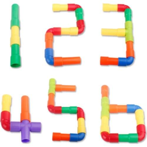 DIY Water Building Blocks Toys Pipeline Toys Educational Toys For Kids Water Bricks Environment Friendly Material ABS