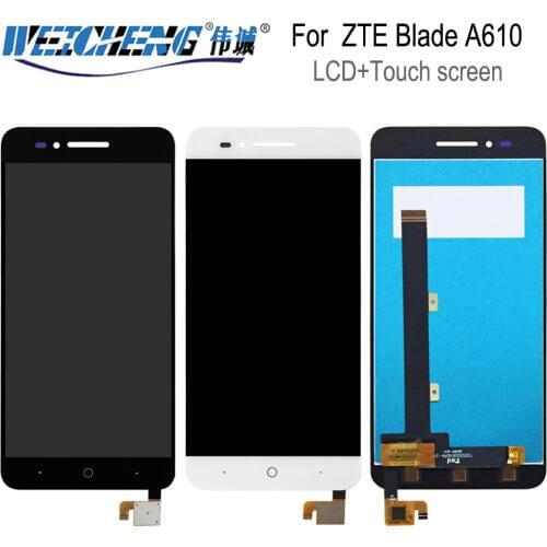 720*1280 For ZTE Blade A610 LCD Display +Touch Screen Assembly Digitizer Replacement For zte a610 lcd +free tools