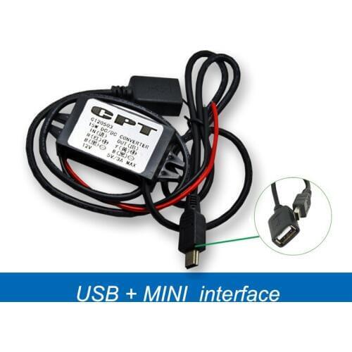 Dual USB Power Converter Buck Module Car Phone Charging 12V to 5V 3A DC-DC Step-down Module