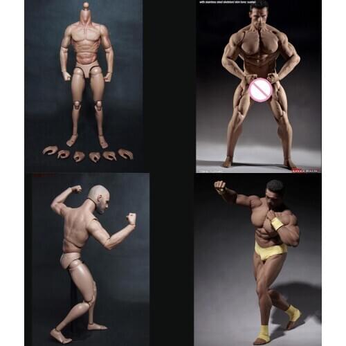 1/6 Male Body Action Figure Toys Military Chest Muscular Body Similar to TTM19 12 inch X-man Figure