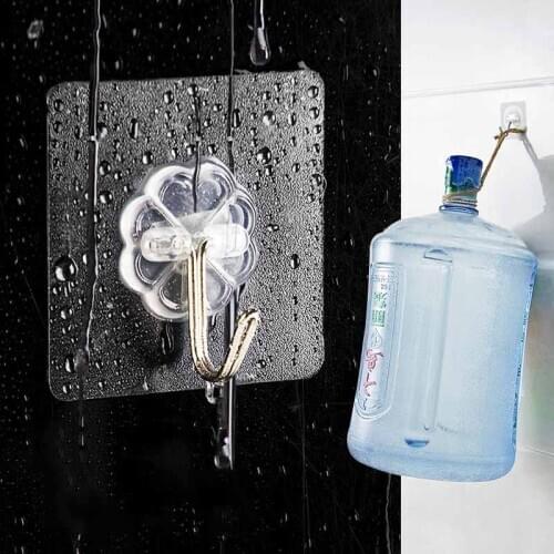Bathroom Gadgets 6PCs Wall Hooks Strong Suction Cup Sucker Hanger For Kitchen Home Kitchenware Storage Bathroom Tool Accessories