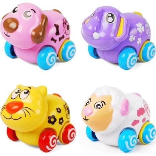 Creative Childrens Cartoon Inertial Toy Car Animal Baby Puzzle Gift Gift Stall