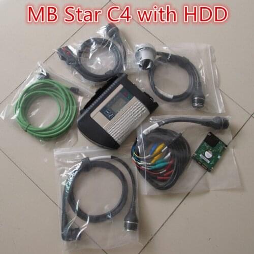 MB STAR C4 WITH HDD 320GB 2019.07V win7 system multilingual fit for 95% laptops mb sd c4