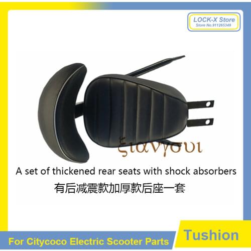 Modified Parts Rear Seat With Backrest Cushion Seat With Screw For Citycoco Modified Accessories parts