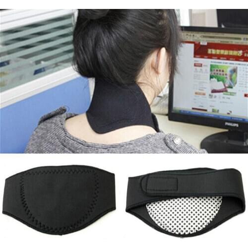 NEW Spontaneous Heating Magnetic Therapy Neck Protection Pillow Belt Pad Massager Office Pillow Keeping Warm Relieve Portable