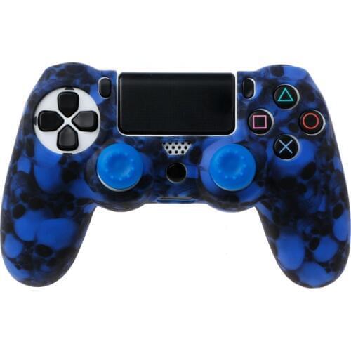 New Gamepad Sleeve Special Silicone Gamepad Cover Case + 2 Joystick Caps For PS4 Pro Slim Controller hot