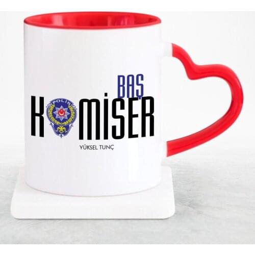 Personalized Professional Superintendent Red Heart Mug Cup