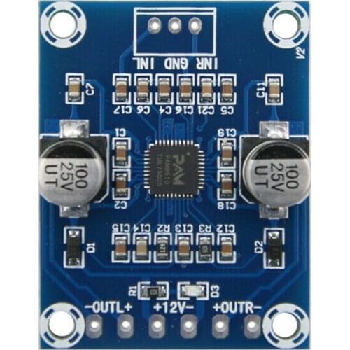1 pcs PAM8610 Mini Digital Stereo Amplifier Board Class D Audio Module 2x20W