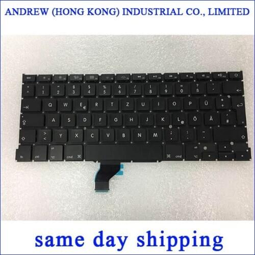 Brand New A1502 Keyboard GR Keyboard For Macbook Pro 13" German Keyboard 2013-2015 Years