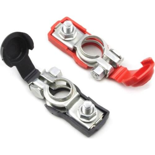 Negative Positive Battery Terminal Heavy Duty Car Vehicle Connector Cable Clamp Preservative Durable For Trucks Auto Accessories