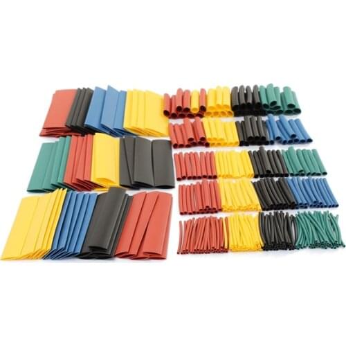328PCS Polyolefin Shrinking Assorted Heat Shrink Tube Wrap Wire Cable Insulated Sleeving Tubing Set for RC Motor ESC DIY Parts