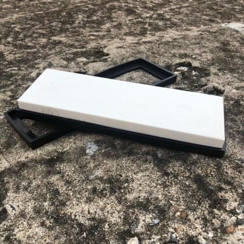 600# Grit sharpening stone knife sharpener Single-side white alundum Coarse grinding whetstone apex egde blade