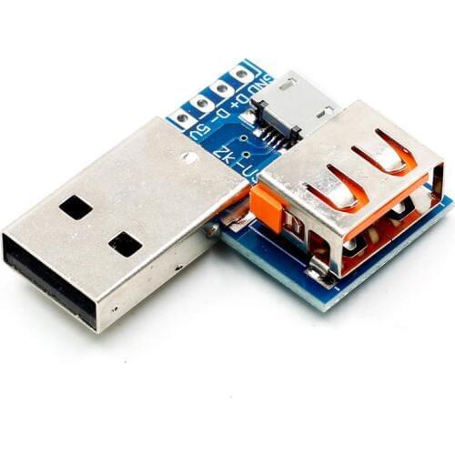 USB Converter Standard USB Female to Male to Micro USB to 4P Terminal Adapter Board 2.54mm