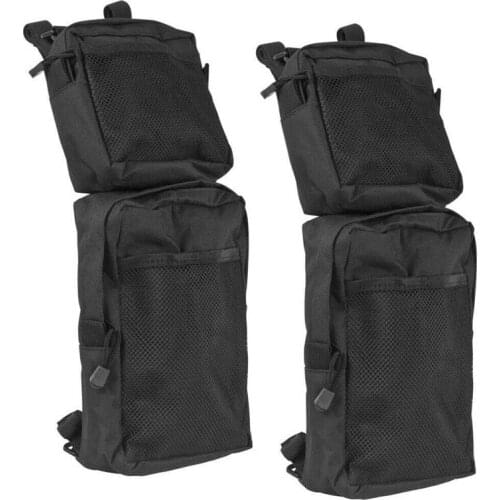 2 Pack ATV Fender Bag ATV Tank Saddlebags Universal Rear Storage Bag for ATV Dirt Bike ATV Accessories
