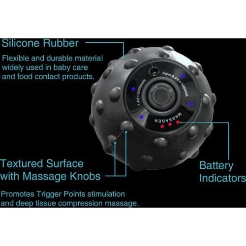 4 Speed High Intensity Vibrating Massage Ball for Fitness Yoga Muscle Relief Treatment ASD88