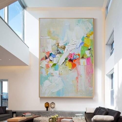 Handmade Abstract Oil Painting Fairy Dream Canvas Wall Home Decoration Gift