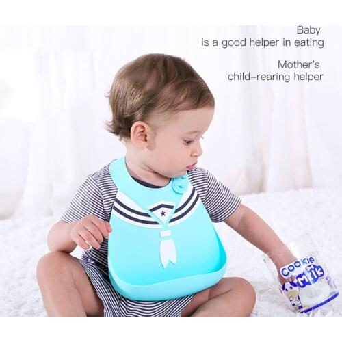 Amboch free sample 3D pattern baby silicone bib best sell silicone bibs for babies