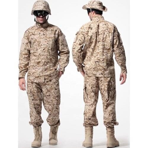 WW2 ACU Camouflage Military Uniform High Quality Desert CP Man Army Suit Tactical Jacket Combat Pants Hunting Security Costumes