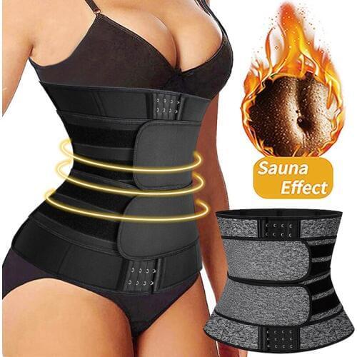 Waist Trainer Corset Modeling Strap Body Shaper Slimming Belt Sweat Neoprene Waist Support Girdle Weight Loss Women Shapewear