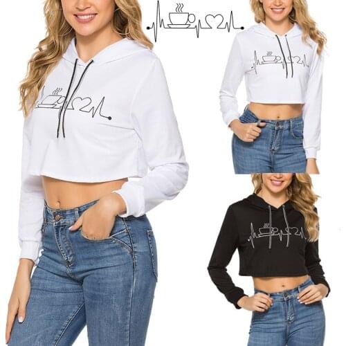 Fashion Female Long Sleeve Hoodie Pullover Sweatshirt Print Womens Sweatshirt Tops Ladies Clothes felpe donna