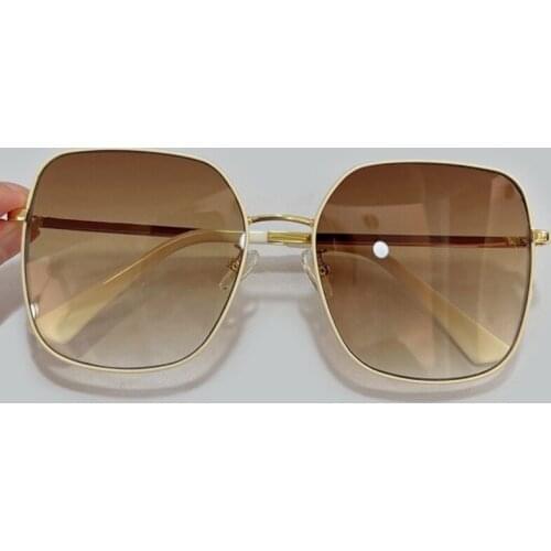 2021 New Fashion Alloy Sunglasses Women Men Vintage Brand Designer Square Sun Glasses Shades Female UV400