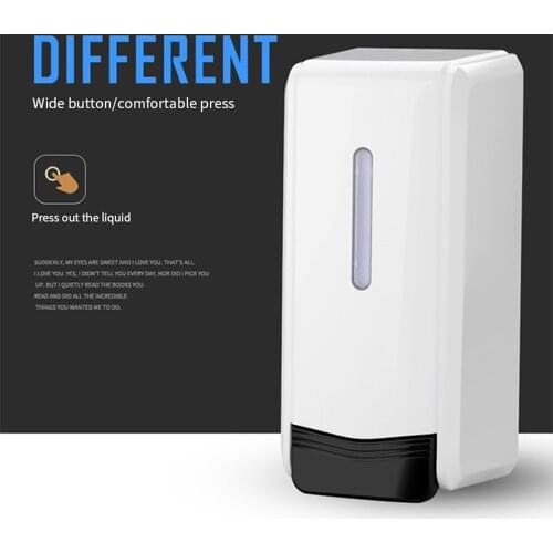 1000ml Hand-Pressed Manual Hand Sterilizer Soap Dispenser Wall-Mounted Foam Machine Alcohol Sprayer For Home Hospital