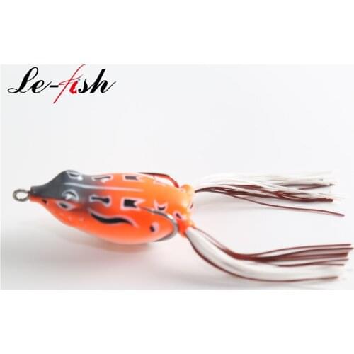 Le-Fish New 6g/12g Artificial Soft Frog Fishing Lure For Snakehead Bait Topwater Minnow Crank Strong Artificial
