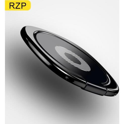 RZP 360 Rotate Magnetic Finger Ring Phone Ring For iPhone X Samsung S 9 Huawei Xiaomi Ring Car Mobile Phone Holder Stand Bracket