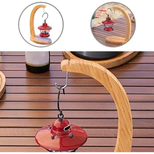 Universal Improves Kitchen Organization Countertop Fruit Storage Stand Wood Banana Hanger Stable for Family